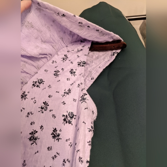 Light Purple Floral Top Loft - Picture 6 of 10